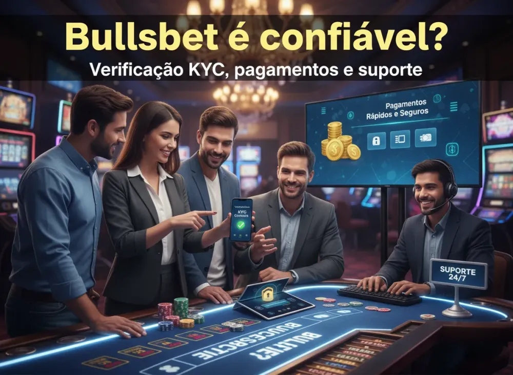Bullsbet é confiável? Verificação KYC, pagamentos e suporte